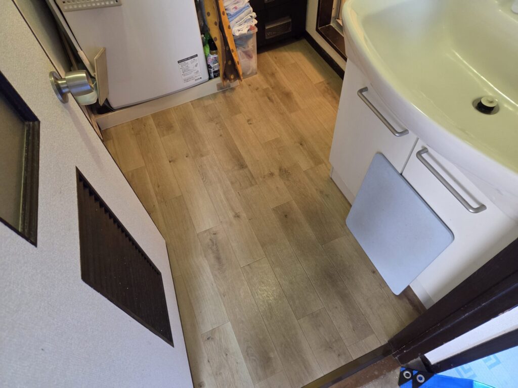 洗面所の段差の状況