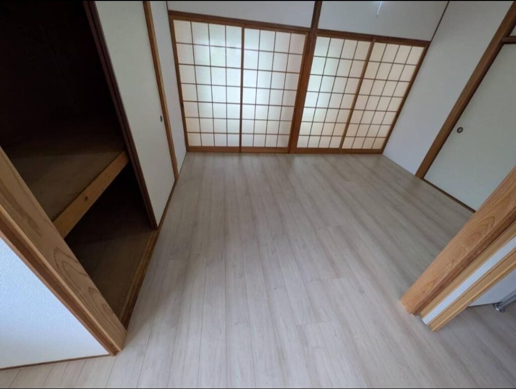 フローリングの施工後